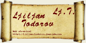 Ljiljan Todorov vizit kartica